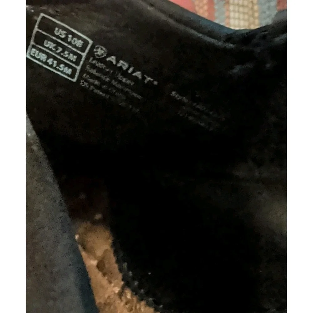 Women's Ariat 10014275 Piedmont Clogs Shoes Black Size 10B Nice Condition!